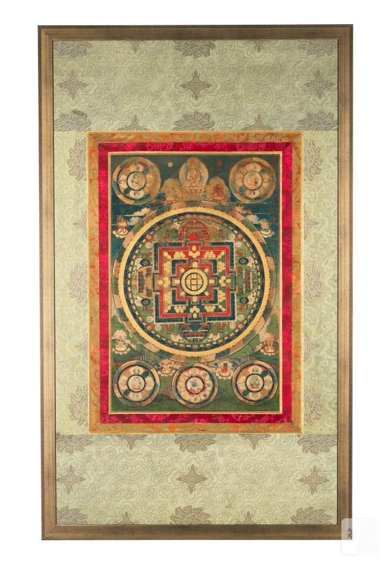 清十八世紀 壇城唐卡  CHINA, QING DYNASTY, 18TH CENTURY - 图4